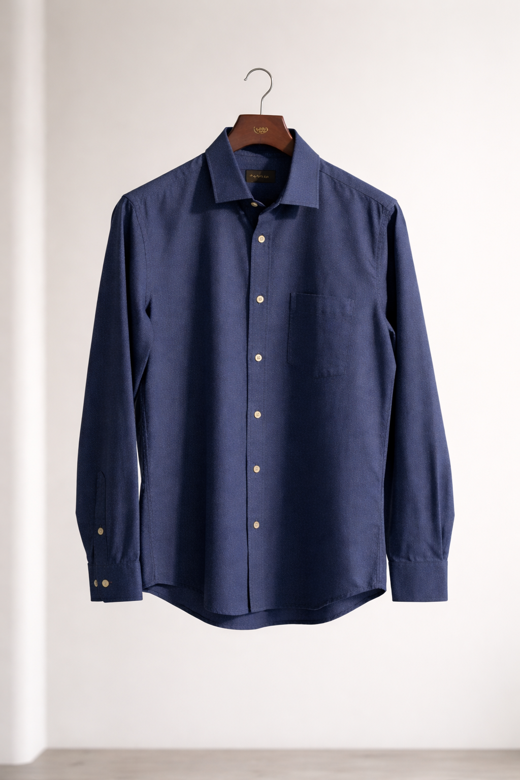 Premium Navy Blue Formal Shirt for Men