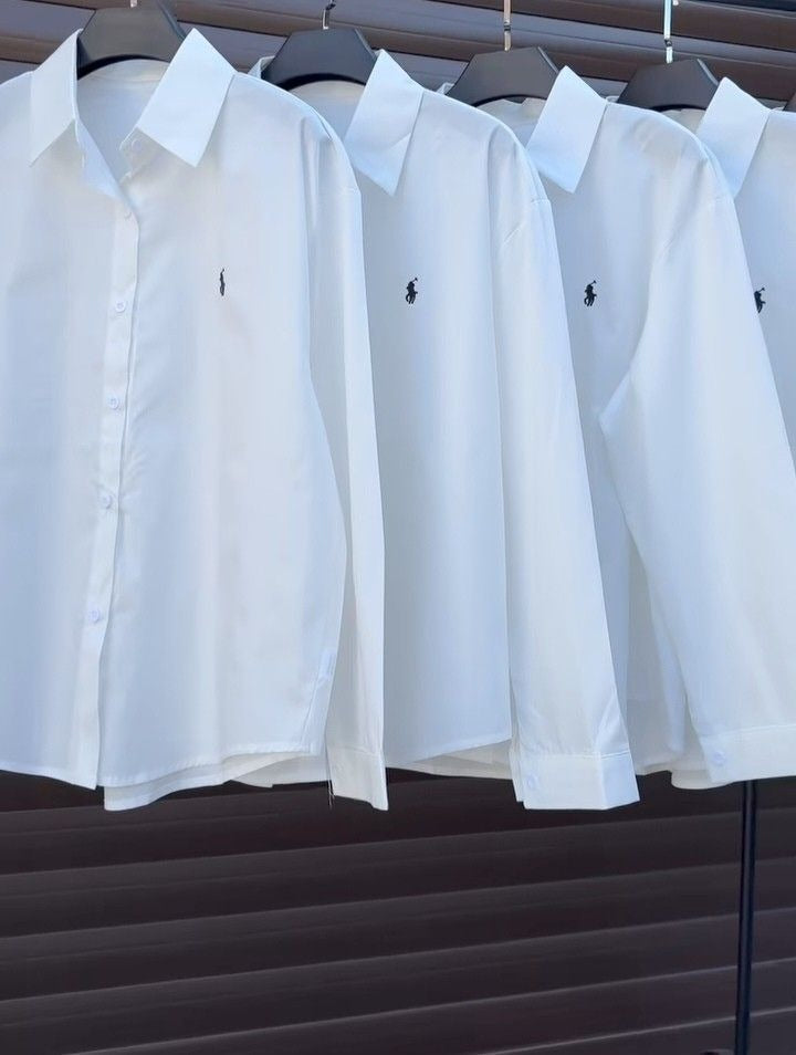 Fashion Fussion Classic White Oxford Shirt-Men's Streetwear Luxury