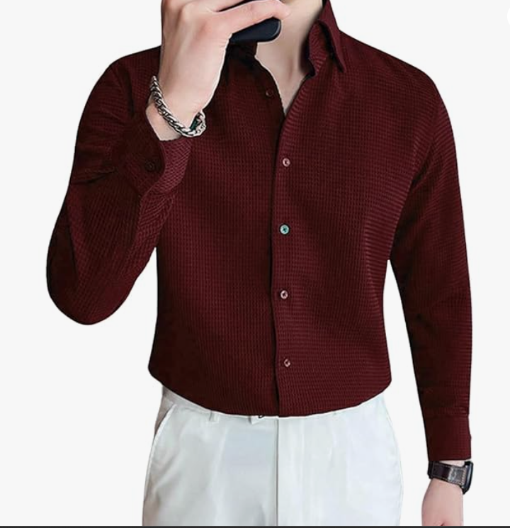 Slim Fit Shirt for Men | Soft Fabric | Stylish Casual