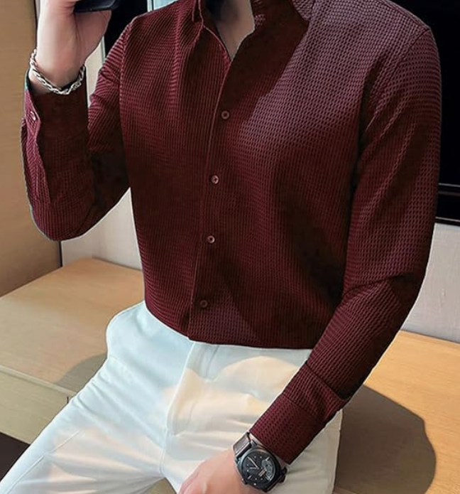 Slim Fit Shirt for Men | Soft Fabric | Stylish Casual